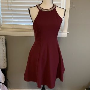 Maroon Dress